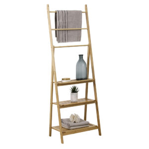 Bamboo 3-Shelf Towel/Clothes Rack