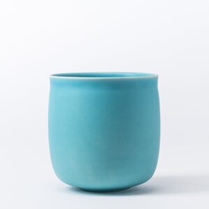 Azure Blue Soft Curve Vase