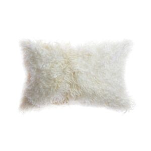 Curly Goat Fur Plush Pillow