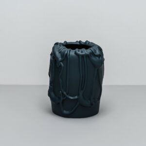 Moonlit Ocean Molten Edge Statement Vase