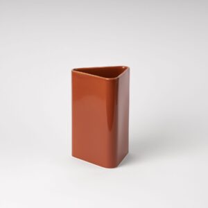 Large Cuban Rum Slanted Rectangle Vase