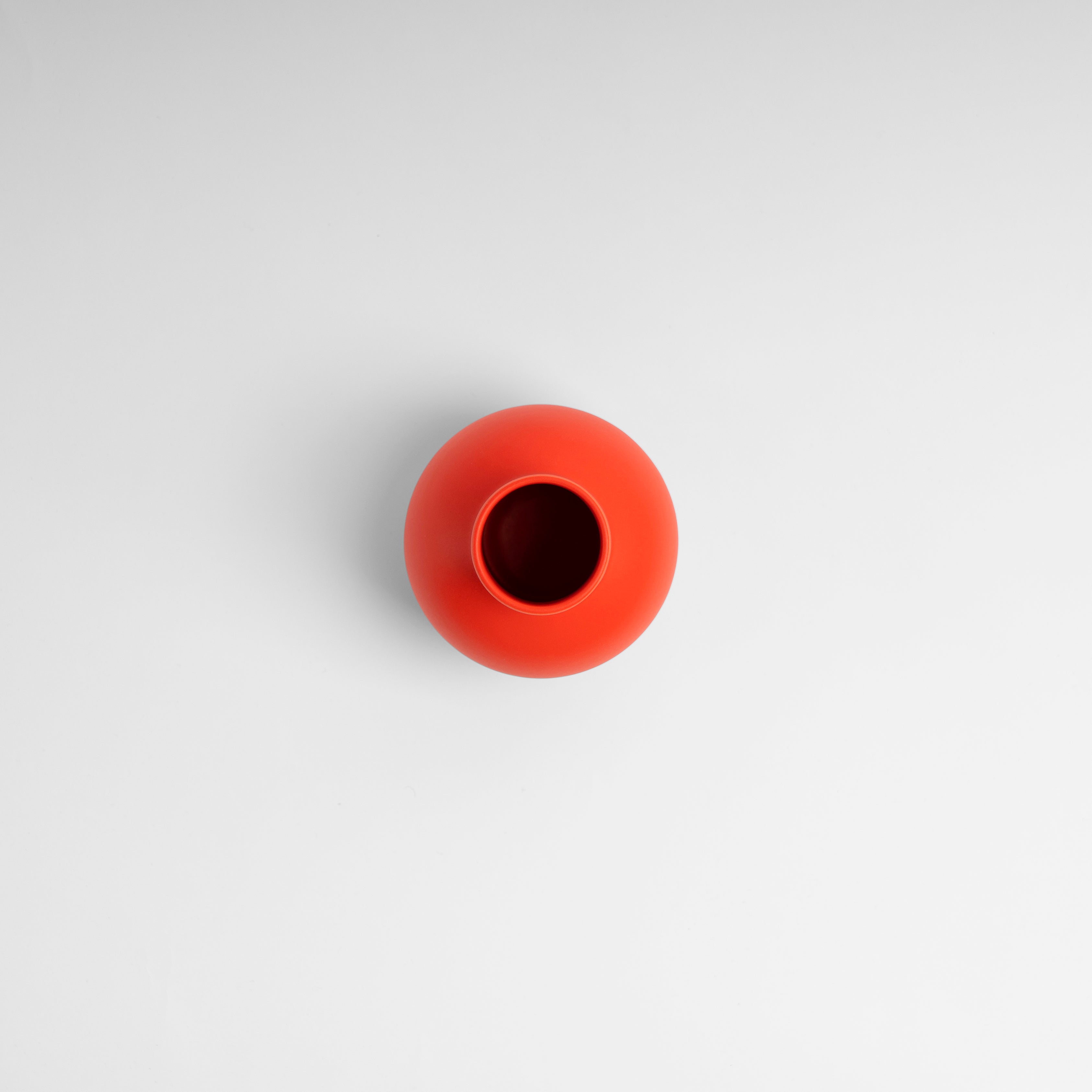 Strong Coral Small Globe Bottle Vase - Image 2