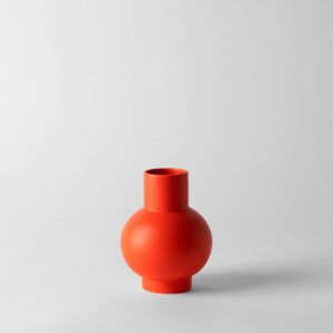 Strong Coral Small Globe Bottle Vase