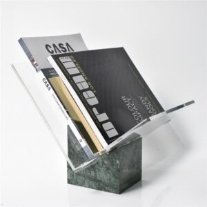 Marble Magazine Holder Organizer