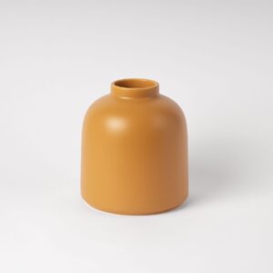 Mustard Rounded Dome Vase