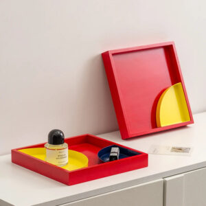 Color Block Catchall Tray