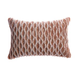 Sculpted Shearling Curve Pillow