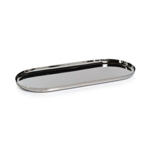 Polished Nickel Oval Tray