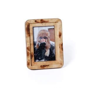 Burl Veneer Photo Frame