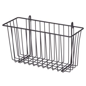 Add-On Wire Shelf Basket - Black